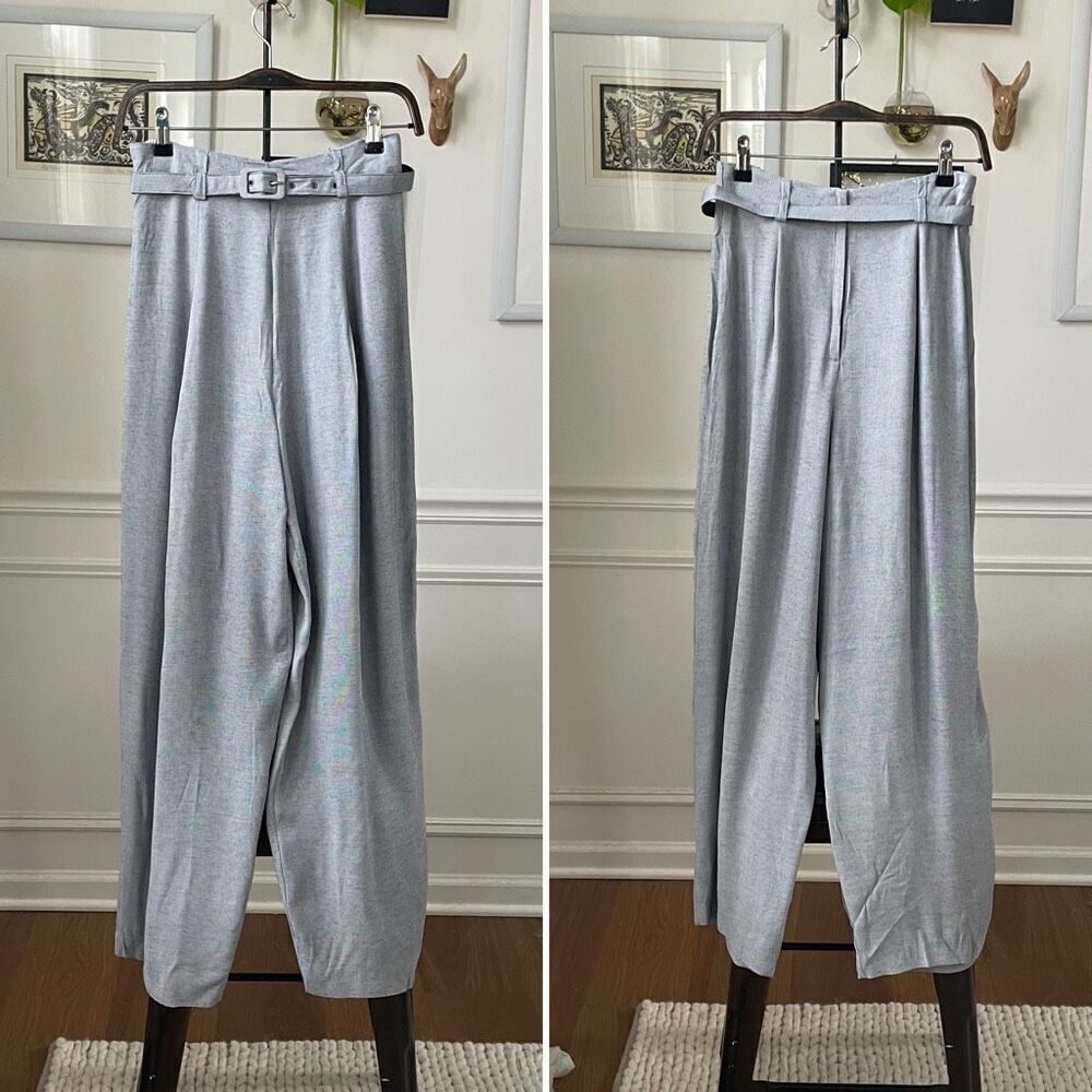 Vintage 90s Super High Rise Wide Leg Pants 26 XS
